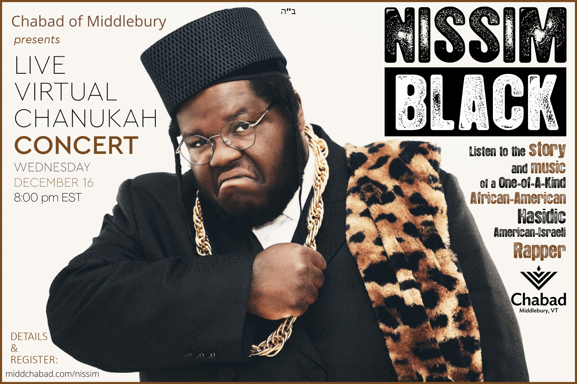 Nissim Black Chanukah Concert